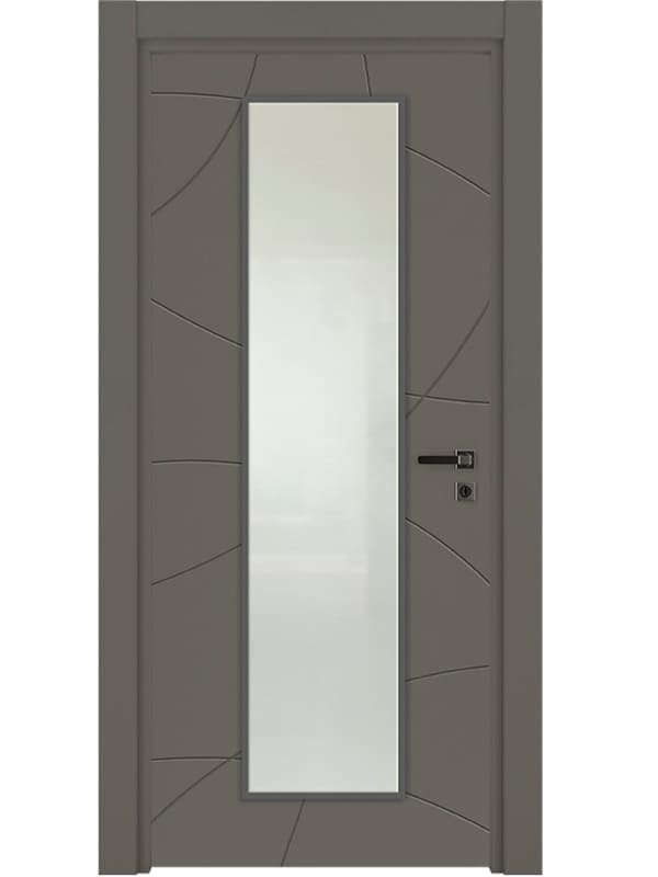Vda-100 Modern Antrasit Kapı Camlı