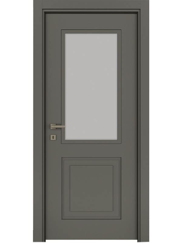 Step Modern Antrasit Kapı Camlı