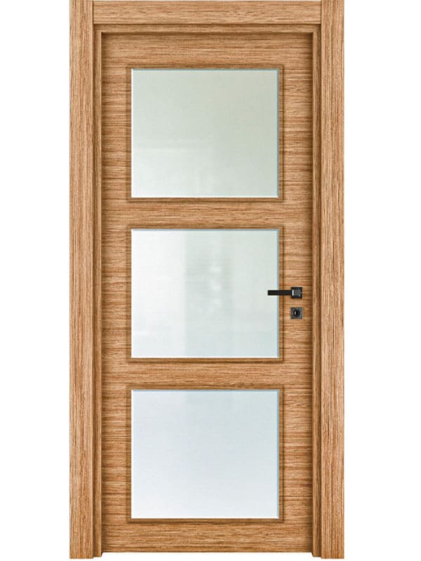 Modern Teak Kapı Camlı 1