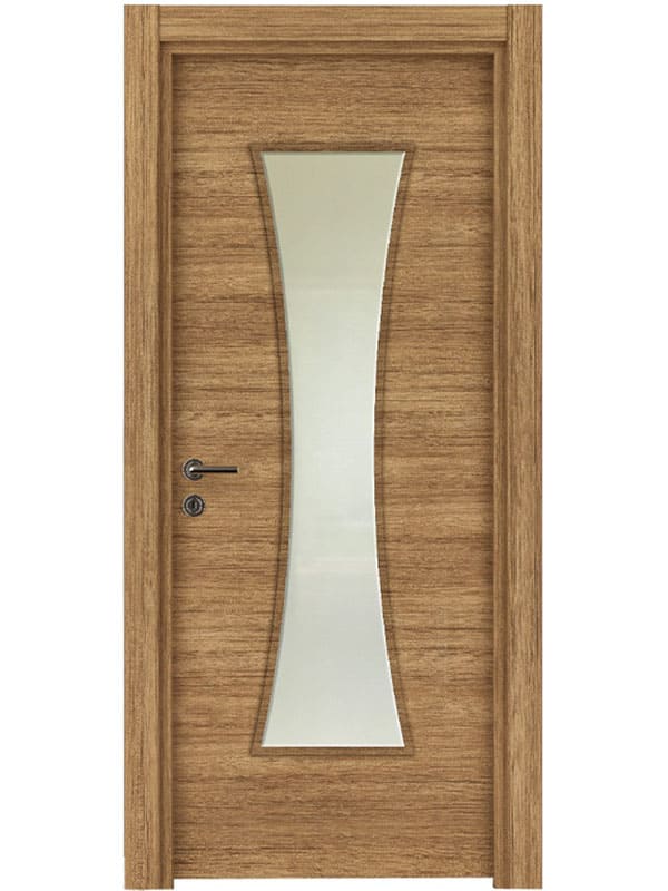 Teak Kapı Camlı 2