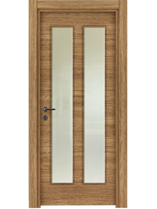 Teak Kapı Camlı 3