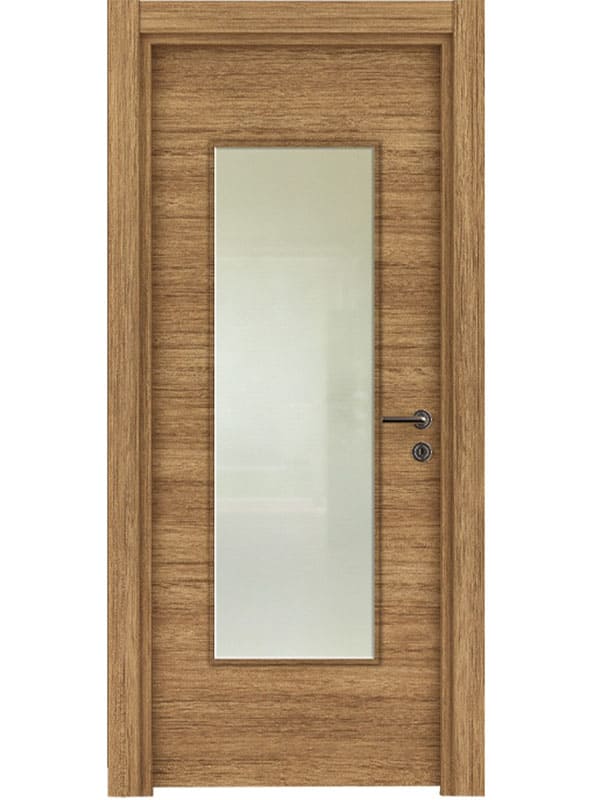 Teak Kapı Camlı 4