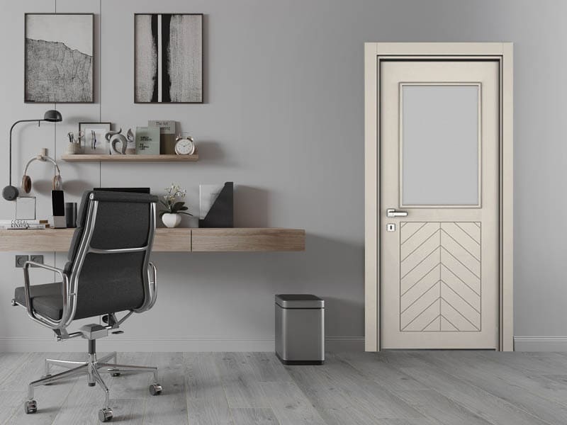 Fıshbone Soft Bej Kapı Camlı