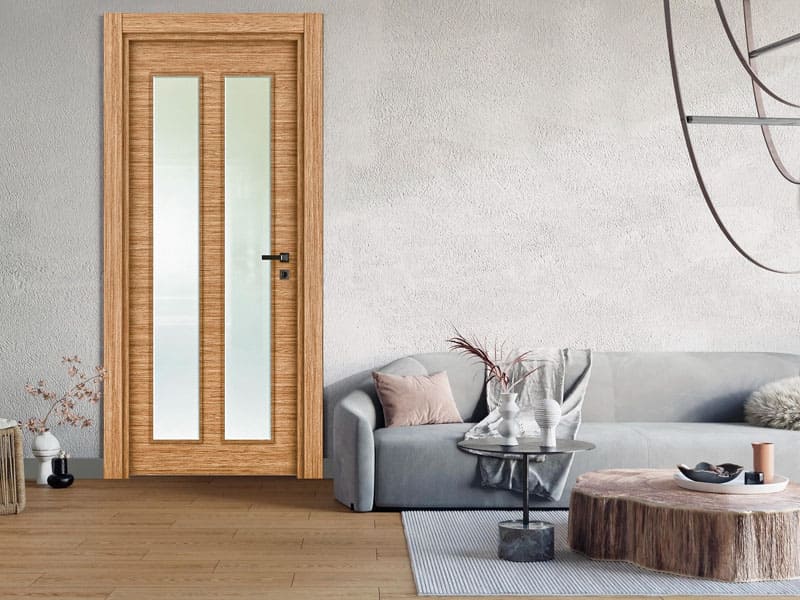 Modern Teak Kapı Camlı 3
