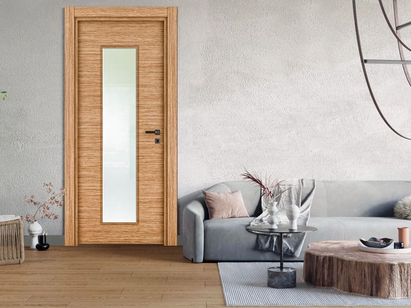 Modern Teak Kapı Camlı 5