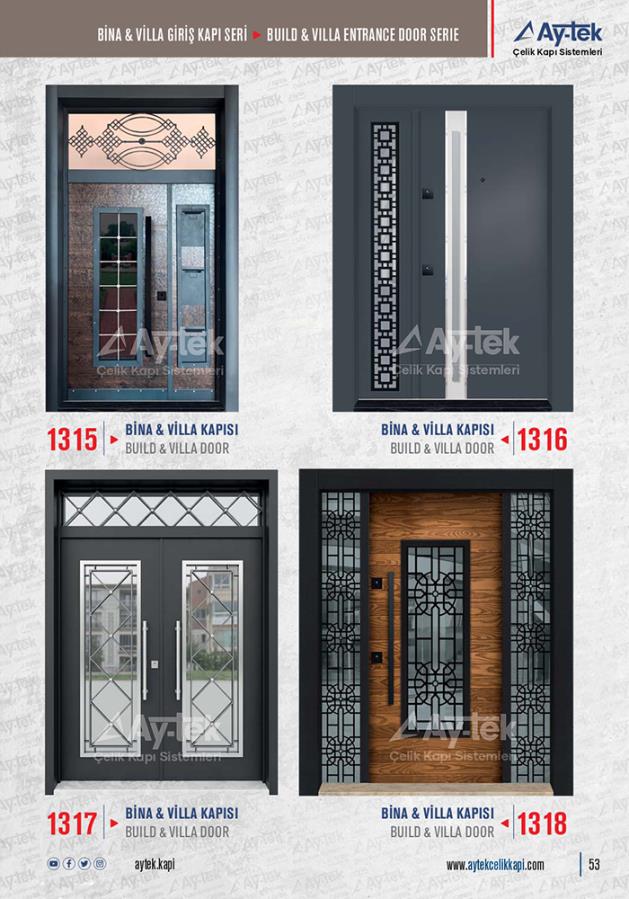 Bina & Villa Giriş Kapı Seri